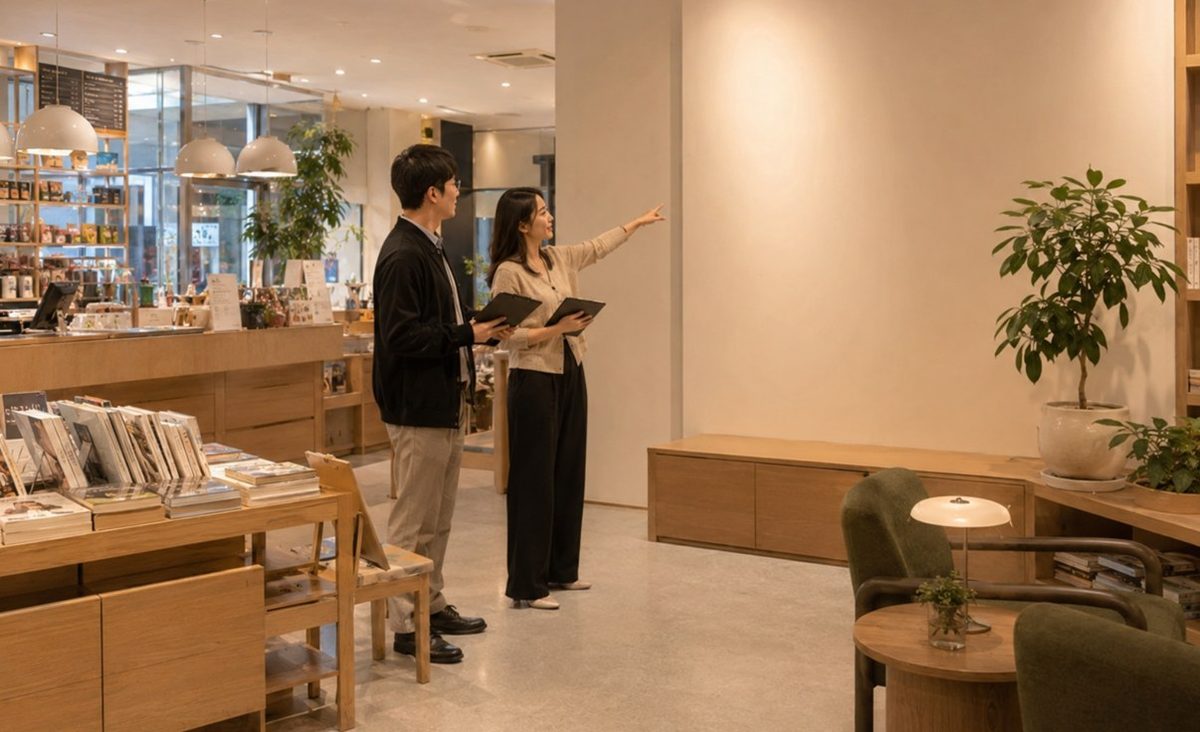 라스온 라이브러리 시공 렌더링